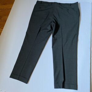 Lauren Ralph Lauren Pants Mens Size 40X30 Dress pant Pleated Dark Gray Used Wool